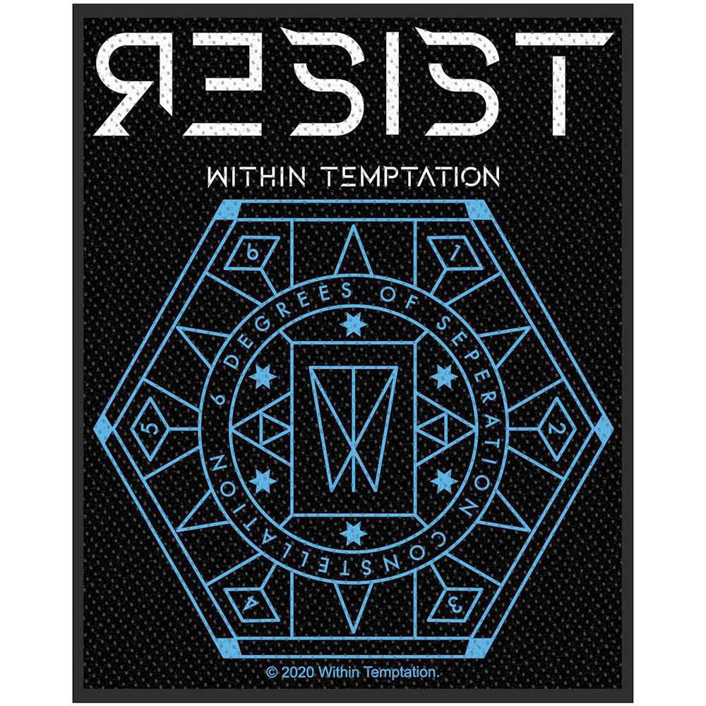 Within Temptation - Resist Hexagon Patch - Multicolours